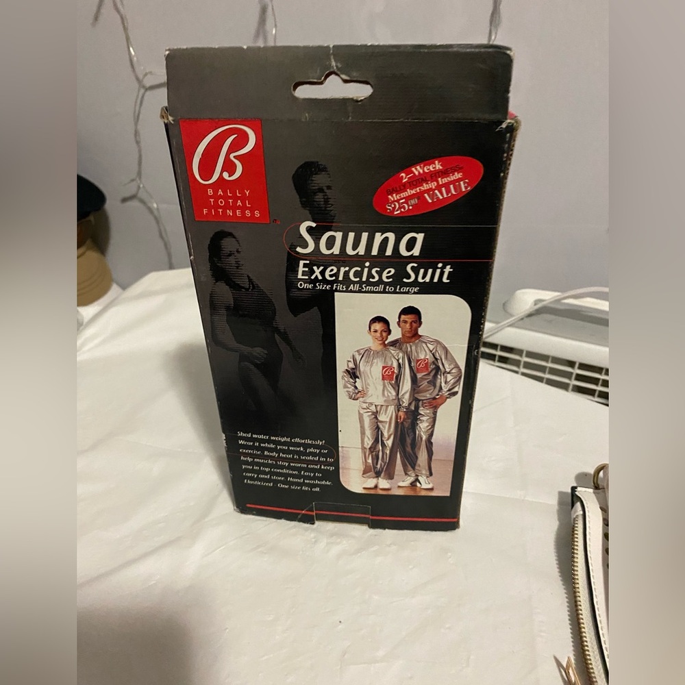 Bally Silver Sauna Exercise Suit